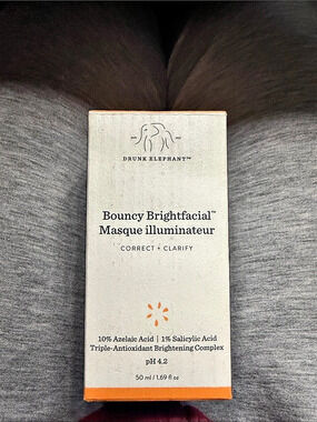 Drunk Elephant Bouncy Brightfacial Mask 50 ml NWT
